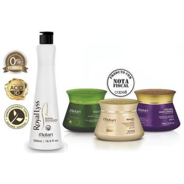 Imagem de Mutari kit royal lyss redutor + masc multi cereais + masc nutrit + mas