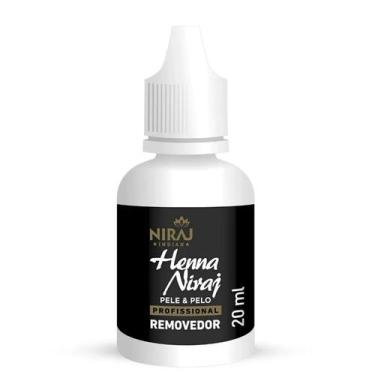 Imagem de Removedor de Henna Niraj 20ml para Sobrancelhas e Pele