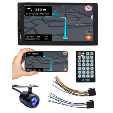 Imagem de Multimídia 2 Din 7 Polegadas H-Tech HT-3000G3 + Câmera de Ré