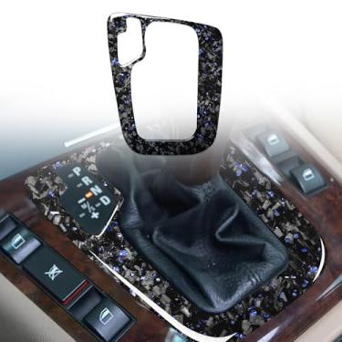 Imagem de FINMOKAL Painel de painel de caixa de câmbio de carro de fibra de carbono LHD compatível com BMW Série 3 E46 1998-2005