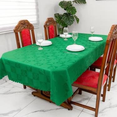 Imagem de Toalha Jacquard Natalina 2,00x1,40 6 Lugares - BEM ME QUER, VERDE