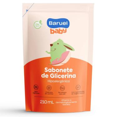 Imagem de Sabonete Líquido Baruel Com Glicerina Baby Refil 210ml