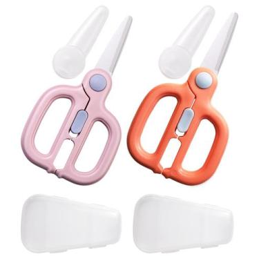 Imagem de Conjunto de tesouras de cerâmica Artenny para comida para bebês com tr