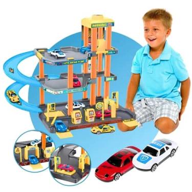 Imagem de Pista Carros com Elevador Brinquedo Infantil - Rick Imports