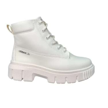 Imagem de Coturno Comfortflex Feminino - Marfim