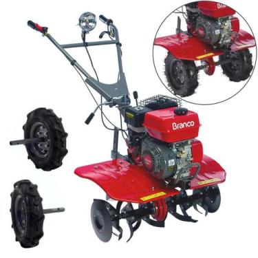 Imagem de Motocultivador Tratorito a Gasolina Branco BTTG 6,5HP 800