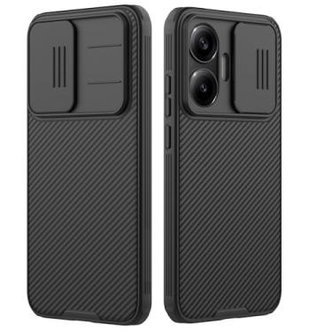 Imagem de WVOZWWO Capa para Xiaomi Poco F7, capa protetora fina com protetor de câmera PC rígido TPU capa de telefone fina antiarranhões para Xiaomi Redmi Poco F7 (Poco F7 preto)