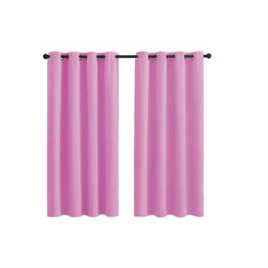 Imagem de Kit Cortina 2,60x1,40 Com Varão 2 Metros Incluso Tecido Oxford Sala Qu