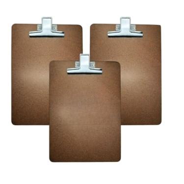 Imagem de Prancheta de Madeira com Prendedor de Metal - Ideal para Estudantes, Escritório e Desenho Técnico(3)