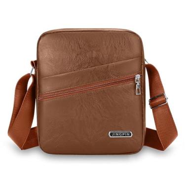 Imagem de Bolsa tiracolo masculina clássica para homens pequenas mochilas para atividades ao ar livre NSDJB03, Verde