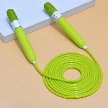 Imagem de Corda de pular, forte e durável, treinamento esportivo, corda de pular para cardio e treinamento de resistência, peso de alta velocidade - verde