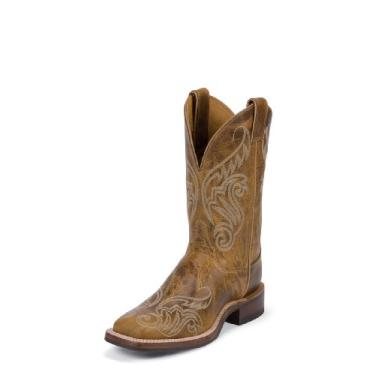 Imagem de Justin Bota feminina Boot Company Tan Damiana Cowgirl, Tan Damiana, 36