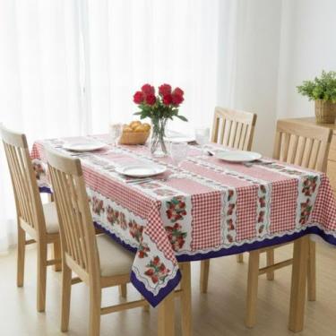 Imagem de Toalha de mesa retangular 4 lugares plástica térmica estampada - UZOO