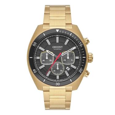Imagem de Relógio Orient Masculino Ref: Mgssc070 G1kx Solar Cronógrafo Dourado
