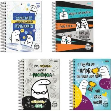 Imagem de Caderno 15X1 Capa Dura FLORK 240FLS - Jandaia