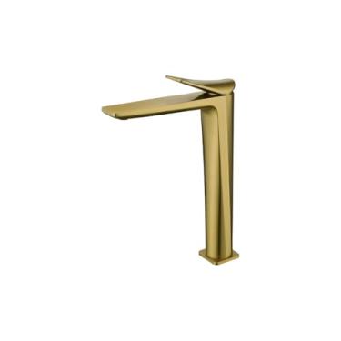 Imagem de Torneira Monocomando de Bancada Lorenzetti Loren Neo 2877 G92 Brushed Gold