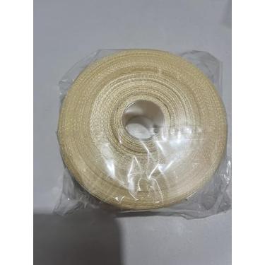 Imagem de ZHIAXTON Fita marfim de 2,5 cm, fita de cetim marfim de face única de 60 metros para embrulhar presentes, buquê de flores, laços artesanais, guirlanda de rosas, artesanato, aniversário, chá de bebê