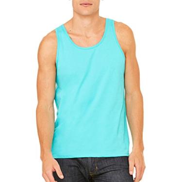 Imagem de Camiseta regata unissex Bella + Canvas, Teal, XX-Large
