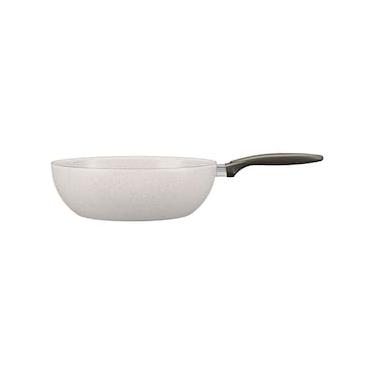 Imagem de Panela Wok Brinox Suprema Ceramic Life Antiaderente 4,1L 28cm Vanilla