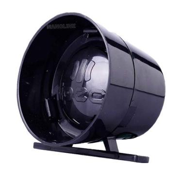 Imagem de Sirene Piezoelétrica 12V 3 Sons Digitais 116dB Alta Potência Para Alar