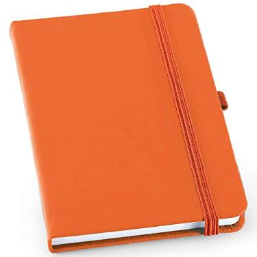 Imagem de Caderneta de Anotações 9x14cm 80 Folhas Sem Pauta (Laranja)