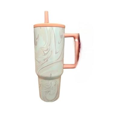 Imagem de Garrafa TéRmica - Adequada Para áGua, Sumos De Fruta E Bebidas Vitaminadas(Branco Listrado)