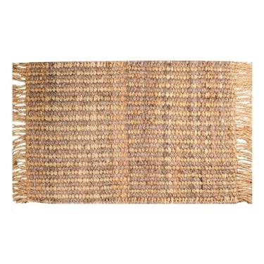 Imagem de Goroly Home Tapete trançado de juta tecida à mão, 6 x 90 cm, cor cinza, tapetes boho reversíveis para cozinha, sala de estar, quarto, casa de fazenda, tapete de juta de alta qualidade 61 x 91 cm