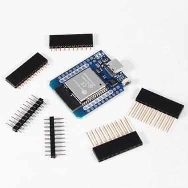 Imagem de 1 peça Tipo-C D1 Mini NodeMCU ESP32 ESP-WROOM-32 WLAN WiFi Bluetooth IoT placa de desenvolvimento 5V compatível com Arduino
