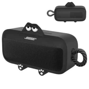 Imagem de Capa de silicone para alto-falante Bluetooth portátil Bose SoundLink Plus, capa protetora macia de desenho animado contra arranhões e quedas, compatível apenas com Bose SoundLink Plus com recorte