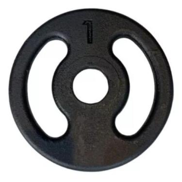 Imagem de Anilha De Ferro 1kg Academia Exercícios Em Casa Fitness - XD Fitness