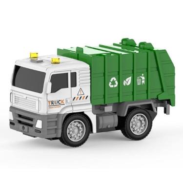 Imagem de Brinquedo Caminhão de Lixo com Fricção, Luz e Som - Shine Toys