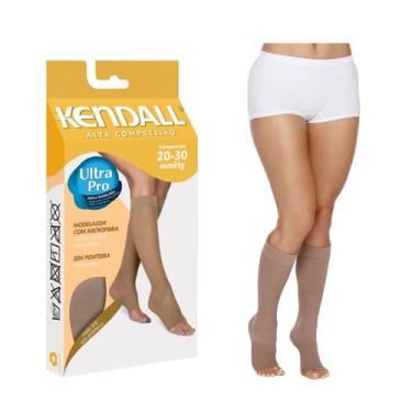 Imagem de Meia de Compressão Kendall 3/4 20-30mmHg sem ponteira 1881 Mel - G, Me