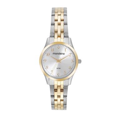 Imagem de Relógio Mondaine Feminino Cristais Bicolor 32699LPMVBE2