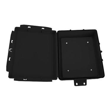 Imagem de Caixa Hermetica Multitoc Preta Vedada 25x20x8 Completa