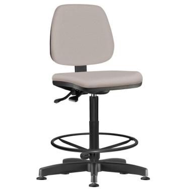 Imagem de Cadeira Caixa Alta Giratória Job L02 Linho Bege