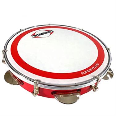 Imagem de Pandeiro Contemporânea 10" Aro De Madeira Pele Super Nylon