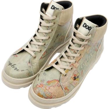 Imagem de DOGO Botas de cano curto femininas – couro vegano e botas femininas feitas à mão e botas de tornozelo,, Explore, 35