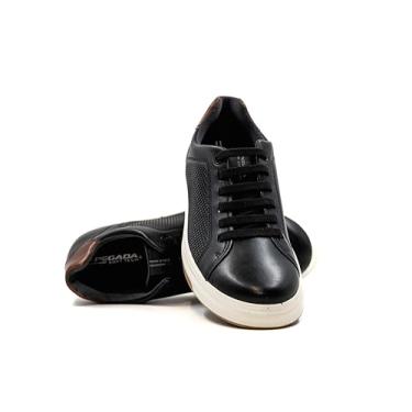 Imagem de Sapatênis Pegada Trace Casual Masculino (Preto/Branco, BR, Adulto, Numérico, 42)