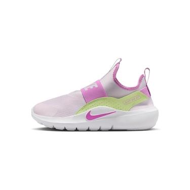 Imagem de Nike Tênis de corrida infantil Flex Runner 4, Violeta claro/magenta claro/limão líquido claro, 19