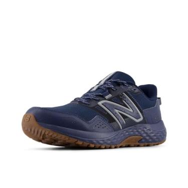 Imagem de New Balance Tênis de corrida masculino 410 V8 Trail, Nb azul marinho/pedreira azul/chiclete 020, 12