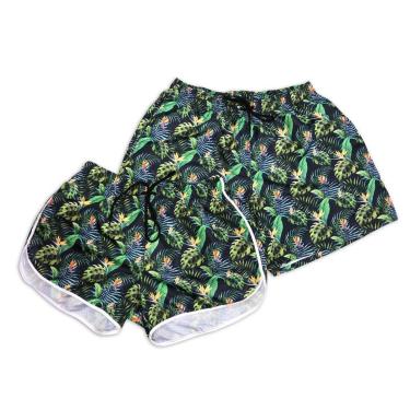 Imagem de Kit de Bermuda Casal Praia Florido-Masculino