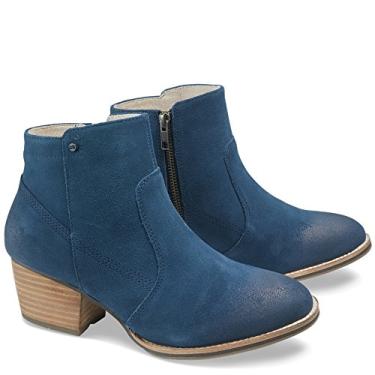 Imagem de Cat Footwear Bota de cano curto unissex com zíper lateral Sidra e salto empilhado, Alpine, 7