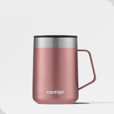 Imagem de Caneca Térmica Contigo Street Rose 414ml  Mantém Bebidas Quentes 5h e 