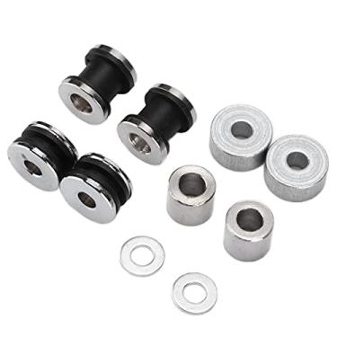 Imagem de Tbest Kit de peças de reposição destacável Sissy Bar Docking Hardware para Touring 1997 2008 revestido a pó cromado acabamento à prova de ferrugem