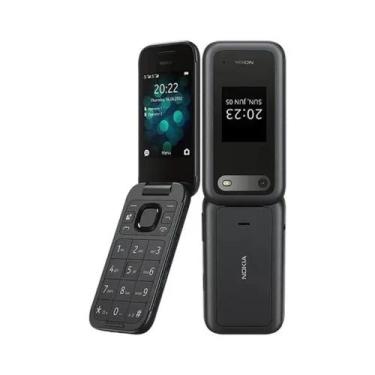 Imagem de Celular Nokia 2660 Flip 4G Dual Chip Tela Grande 2,8 Idoso varias funç