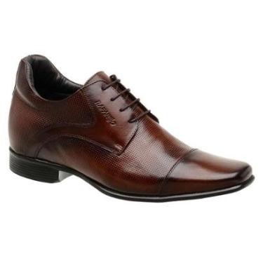 Imagem de Sapato Masculino Rafarillo Linha Alth Você + Alto 7cm Mogno 53003-Masculino