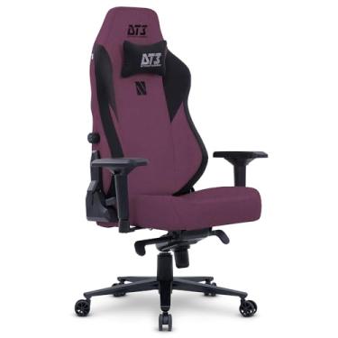 Imagem de Cadeira Gamer DT3 Nero XL, Revestimento com Tecido DT3 Max2Weave. almofada magnética apoio lombar integrado, braços 4D+, suporta até 150 e altura máx. de 1,95m(Grape)