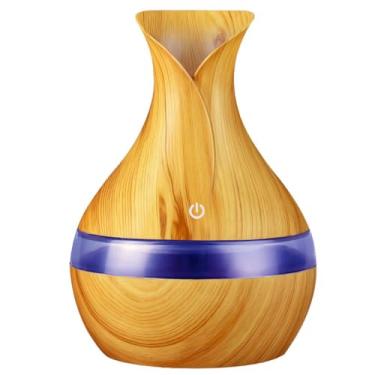 Imagem de Difusor e Umidificador de Ar 300ml com Luz Noturna LED 7 Cores, Aromatizador de Ambiente em Forma de Pétalas, Silencioso e Moderno para Casa, Escritório ou Comércio