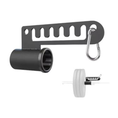 Imagem de Dynwave Acessório para agachamento com cinto, cabo com alça em D, fácil de usar, ilhós, barra T para remada em barra fixa, para treinamento de puxada na polia