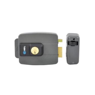 Imagem de Fechadura Elétrica Hdl C-90 Dupla Cinza